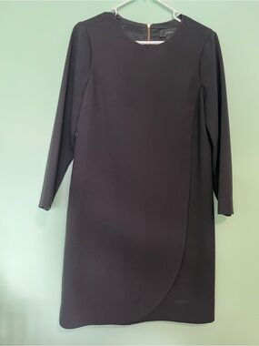 Classic J Crew Black Shift Dress with Zip Back